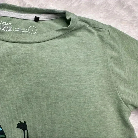 Deux par  Deux T-Shirts etc Green Size 4 - Picture 16 of 16
